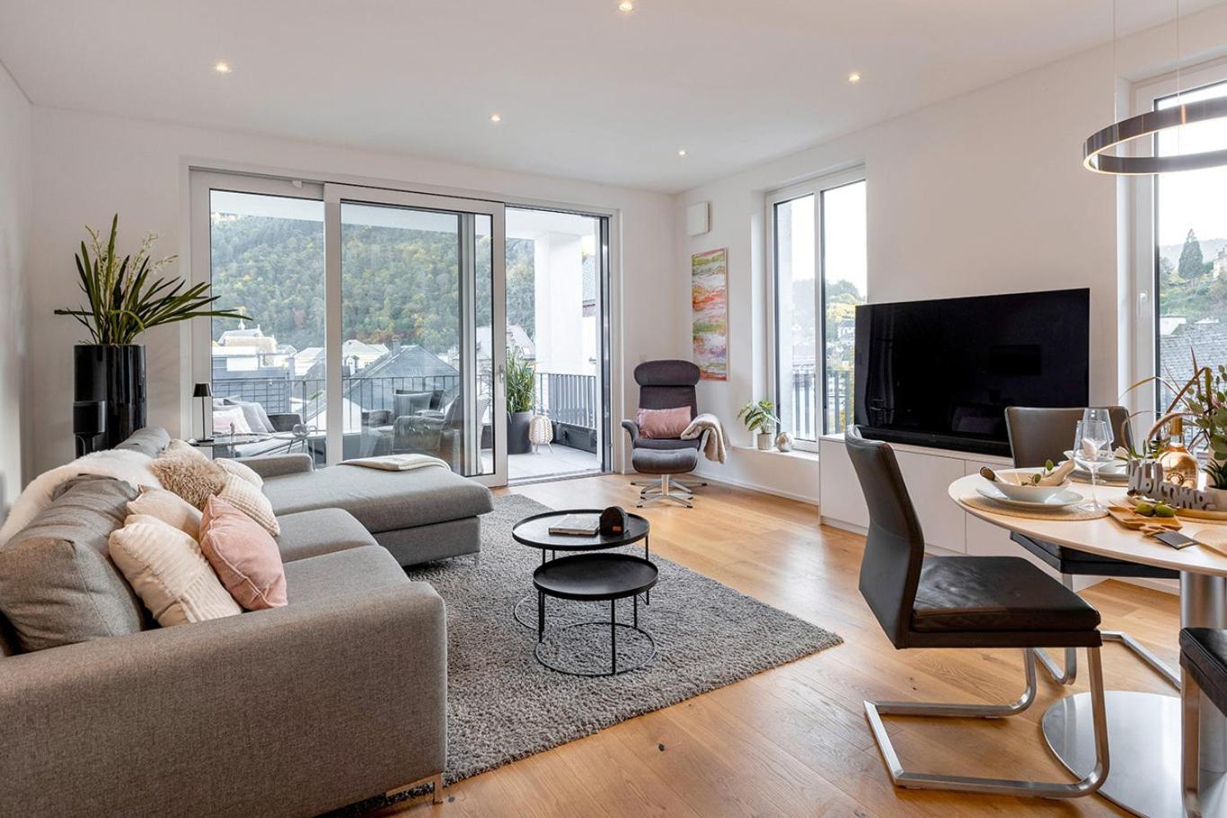 Апартаменты Neu Moselroyal Luxus 2-4 Pers Design Klima Трабен-Трарбах Экстерьер фото